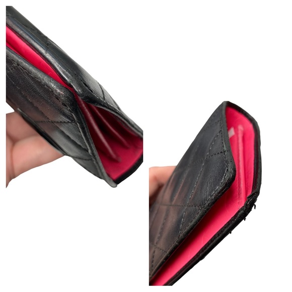 CHANEL Cambon Black Quilted Lambskin Leather Wallet - Picture 16 of 16